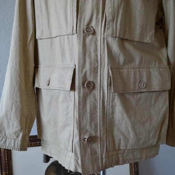TOMMY HILFIGHER MEN'S CARGO SAFARI OUTERWEAR- SIZE LARGE - Picture 7 of 14